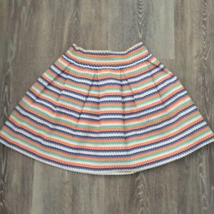 Pleated flare skirt
